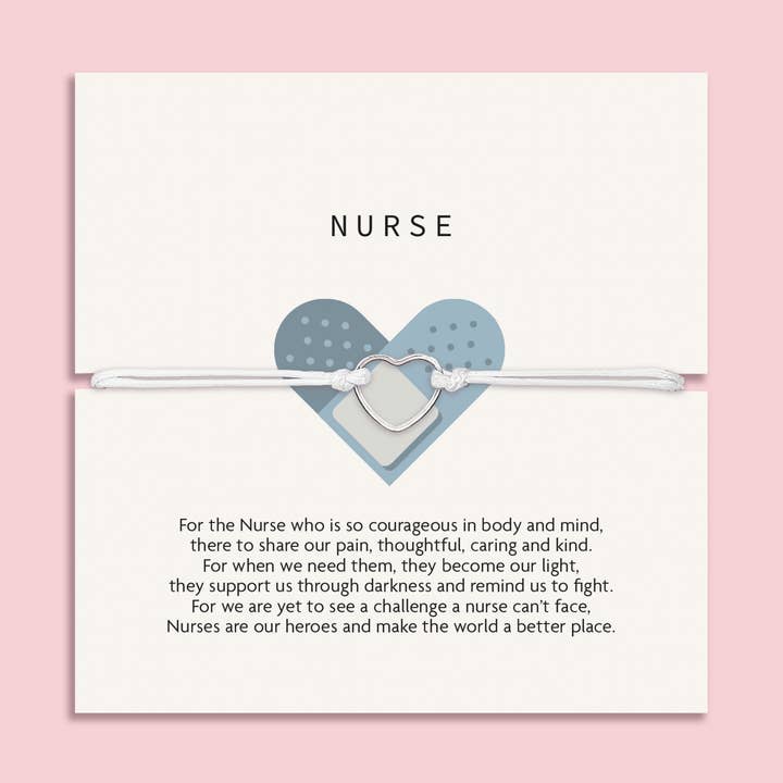 Nurse Thank You Bracelet – Adjustable Bracelet for wholesale by Letterbox Love Bracelets
