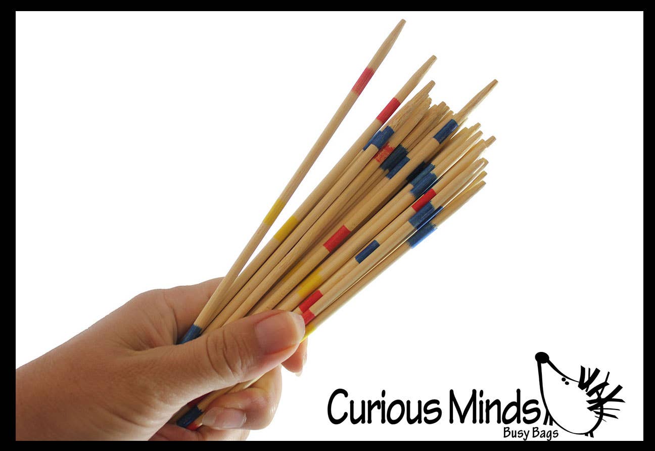 Curious Minds Toys - Wholesale Board Game - Pick Up Sticks Game - Wooden Classic Retro Game - Board Game2