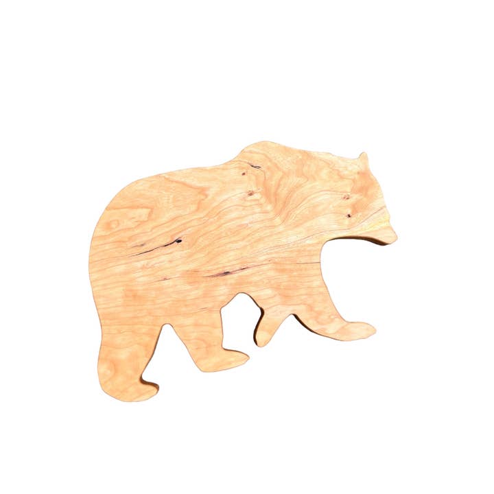 Nickel City Woodworking - Wholesale Cutting Board - Bear shape cutting board