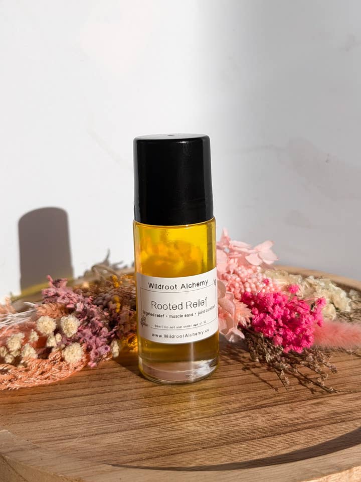 Rooted Relief • Pain Support Oil for wholesale by Wildroot Alchemy
