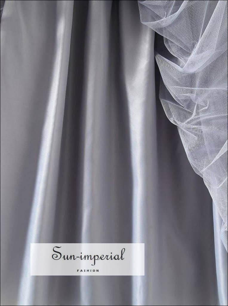Sun Imperial - Wholesale Skirt - Women's - Long Tulle Mesh Skirt High Waist - Pleated Tutu Design9