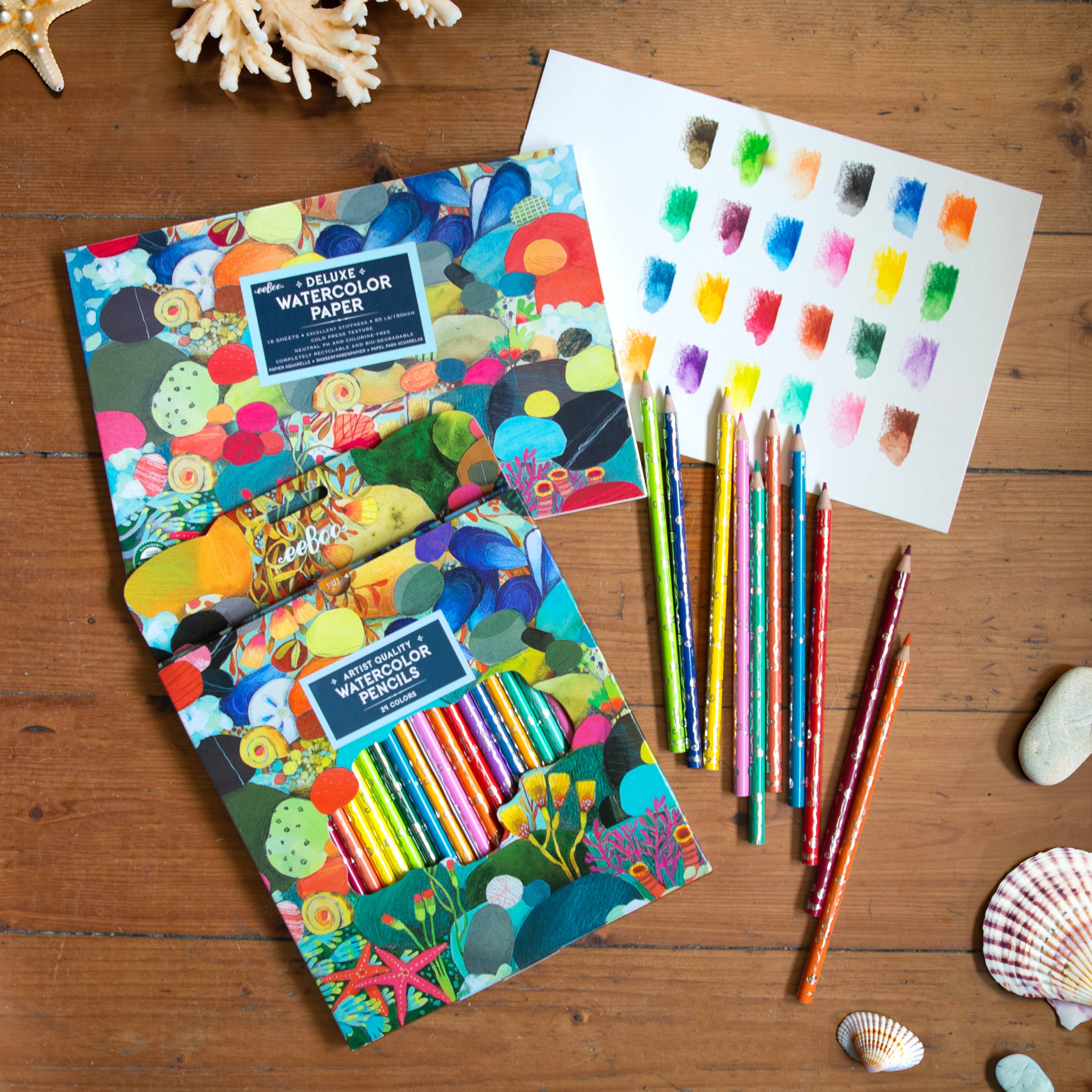 eeBoo - Wholesale Sketchbook/Sketchpad - Tidepool Cold Press Watercolor Paper3