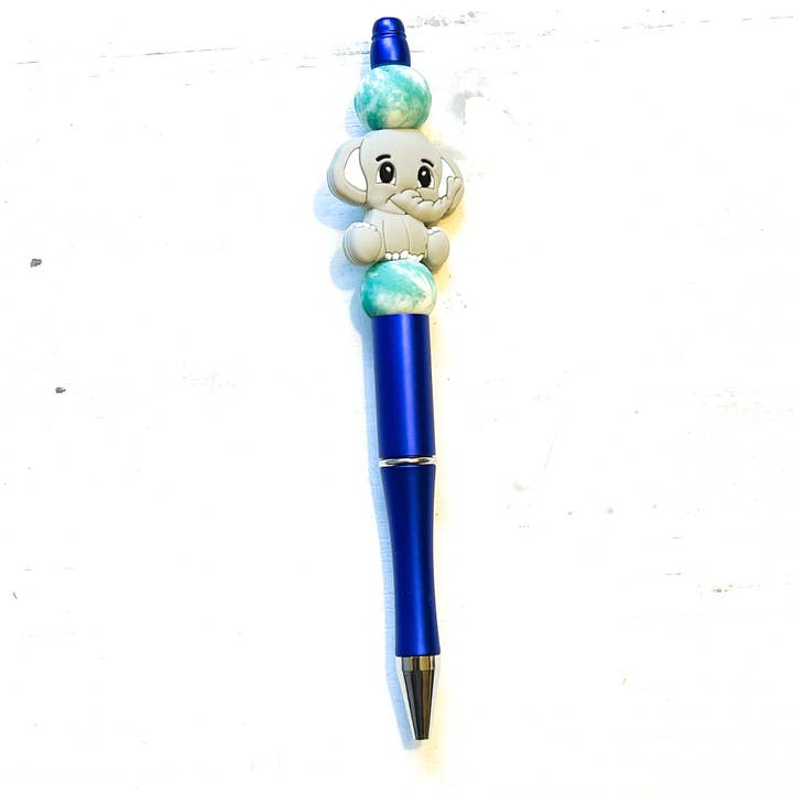 Elefant Beaded Pen for engroshandel hos Shop Simply Fidgets