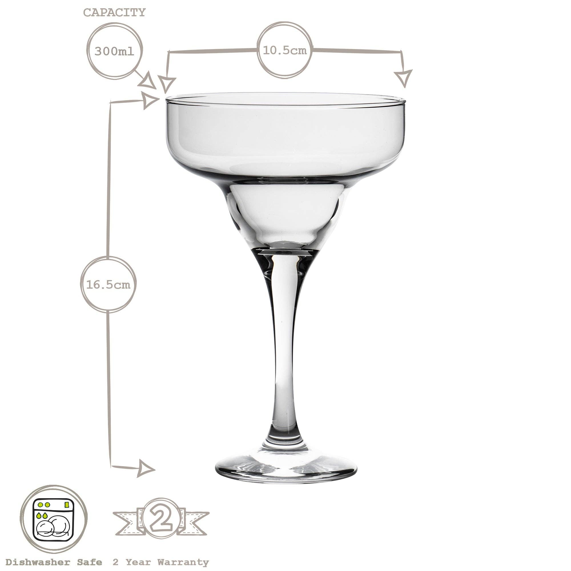 Rinkit Pty Ltd - Wholesale Cocktail/liquor glass - LAV Misket Margarita Glass - 300ml1