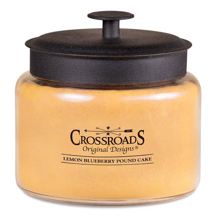 Crossroads Original Designs - Wholesale Jar/Filled Candle - Lemon Blueberry Pound Cake - 64 oz. Candle