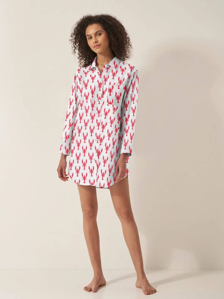 Chemise de nuit en coton biologique pour femme Red Lobster pour la vente par Commodities Trading (UK) Limited (Myza)
