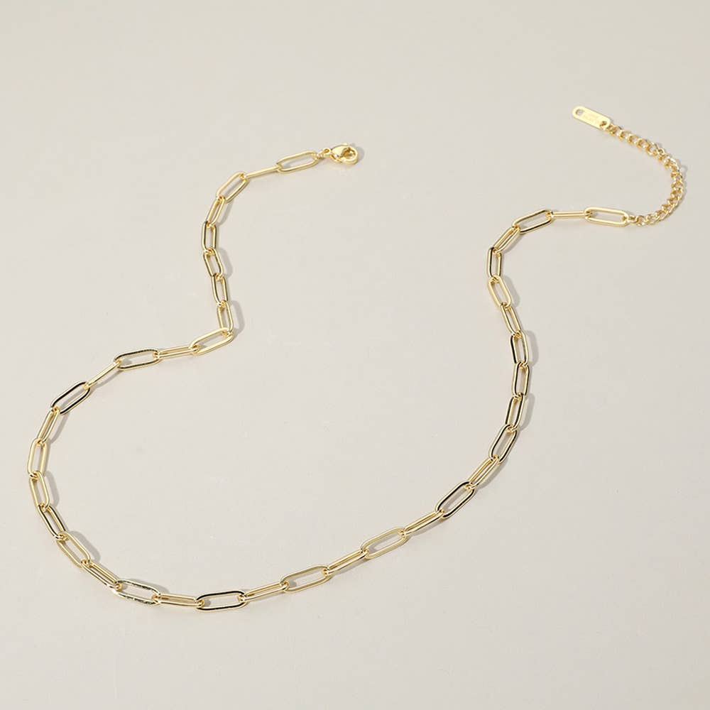 Sensibling Corp. - Wholesale Link & Chain Necklace - Paperclip Chain Necklace1