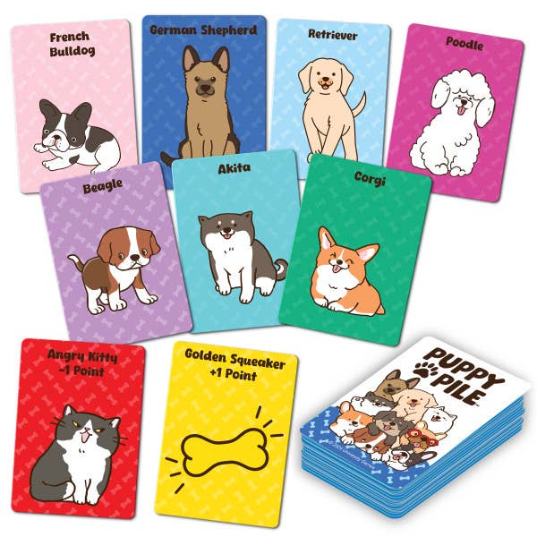 University Games - Wholesale Card Game - Puppy Pile Card Game1
