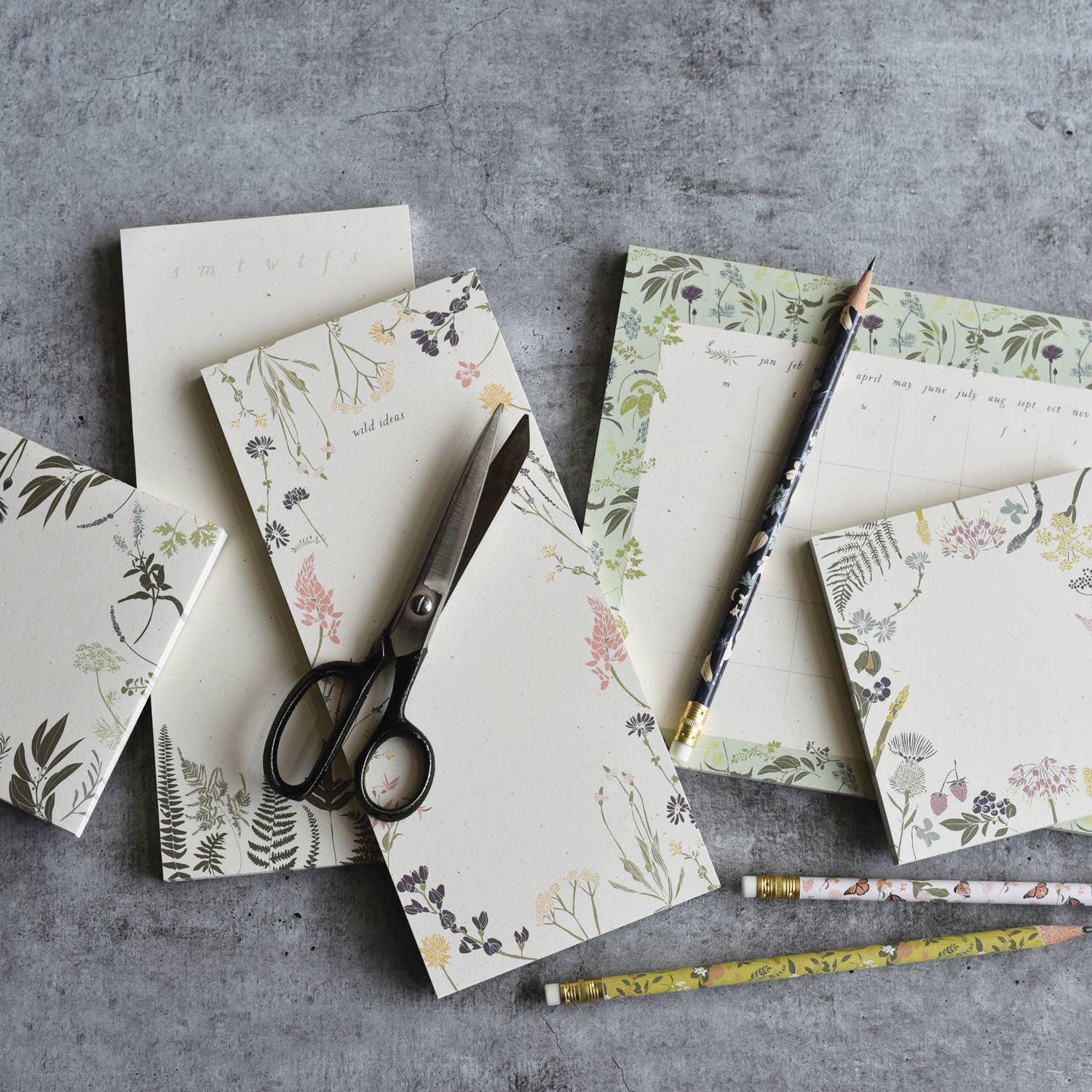 June & December – wholesale Notepad – Edible Wild Mini Notes / Recycled Notepad1