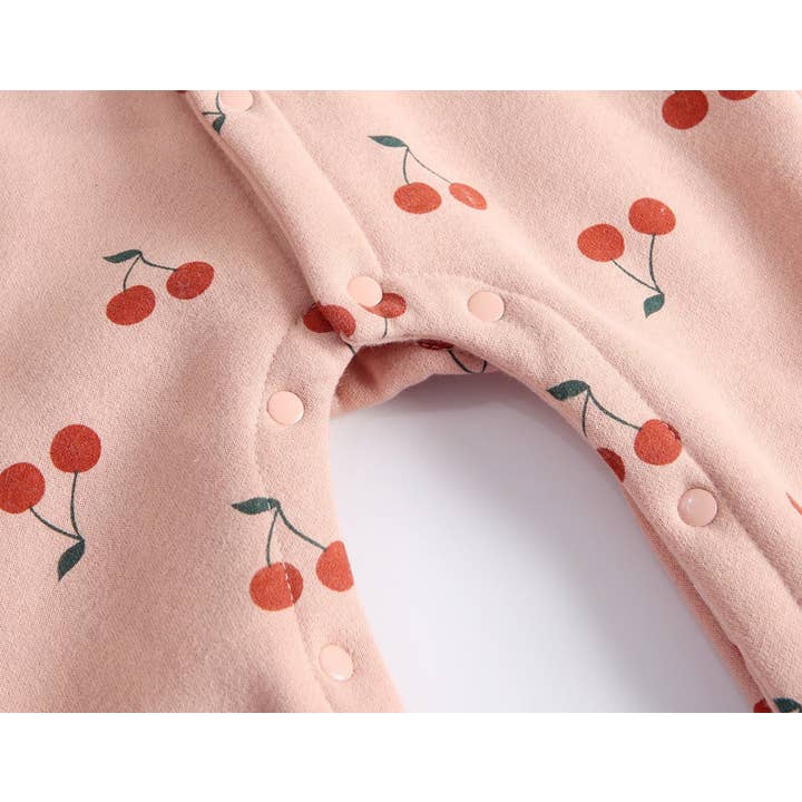 MyKids-USA® - Vendita all'ingrosso Tutina - Neonati - Pagliaccetto monopetto da bambina con stampa di ciliegie19