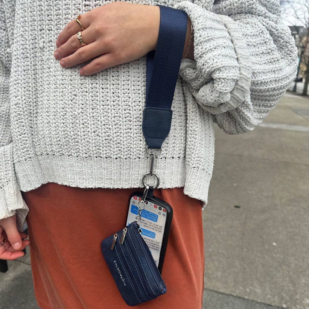 Save The Girls - Wholesale Bag Strap - Women's - Clip & Go Strap w/Zippered Pouch Solid8