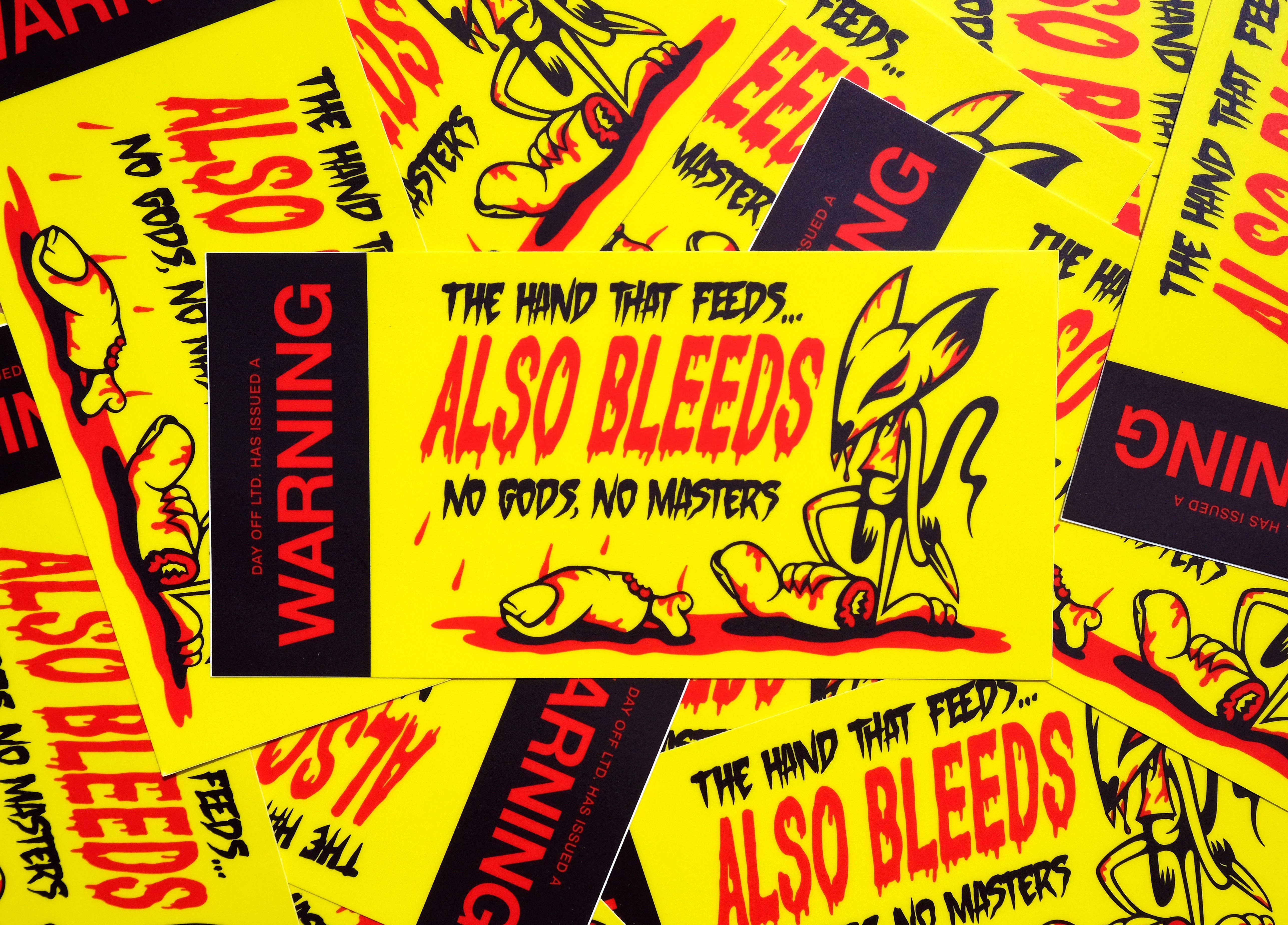 Day Off Ltd. – wholesale Sticker – Warning Sticker2