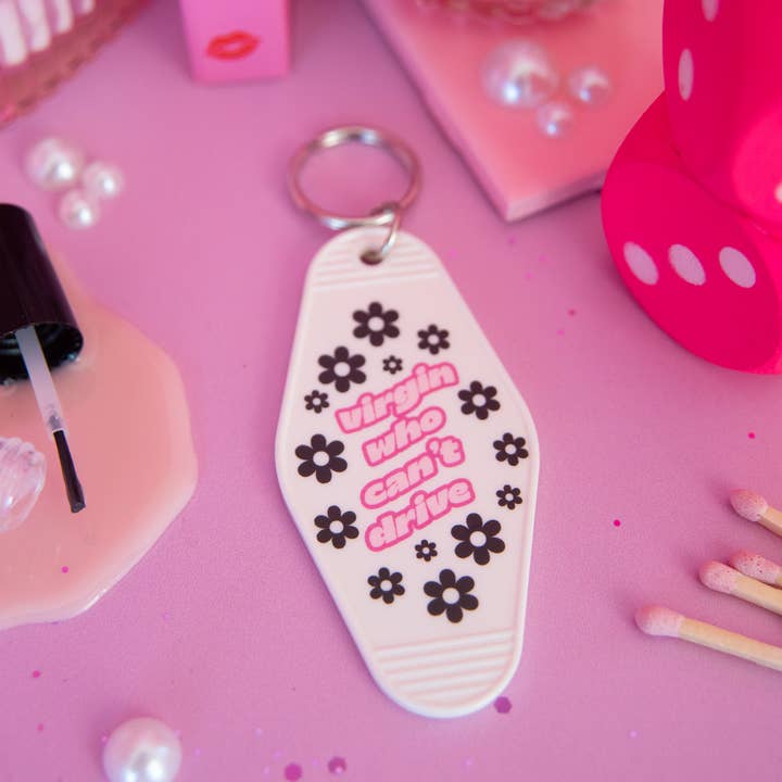 A Shop of Things - Wholesale Keychain - Women's - Virgin who Can't Drive keychain