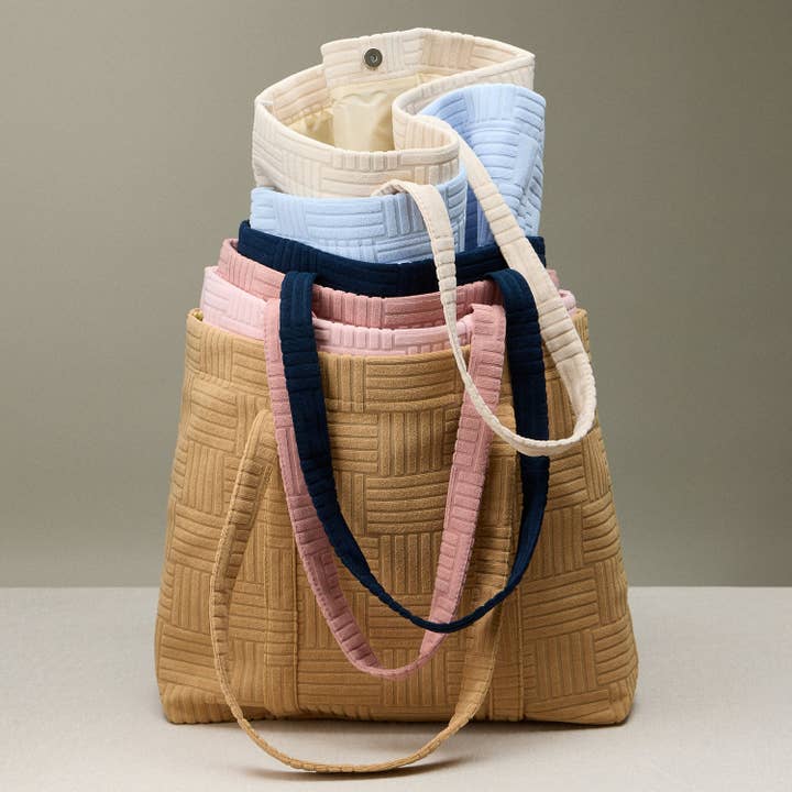 Frem - Wholesale Tote Bag - Women's - Quilted Tote Bag with Woven Texture7