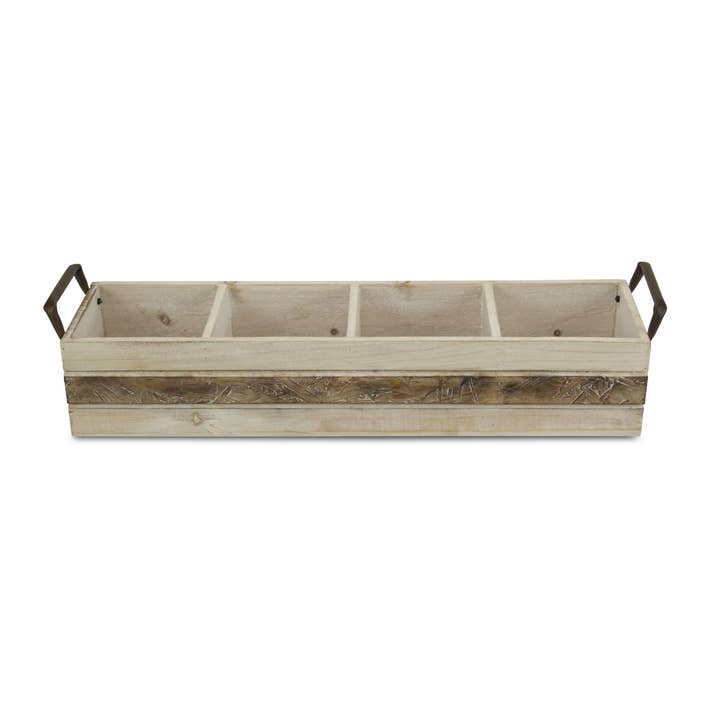 Cheungs Home Decor - Wholesale Desk Organizer - Reid Wooden Storage Caddy - Brown