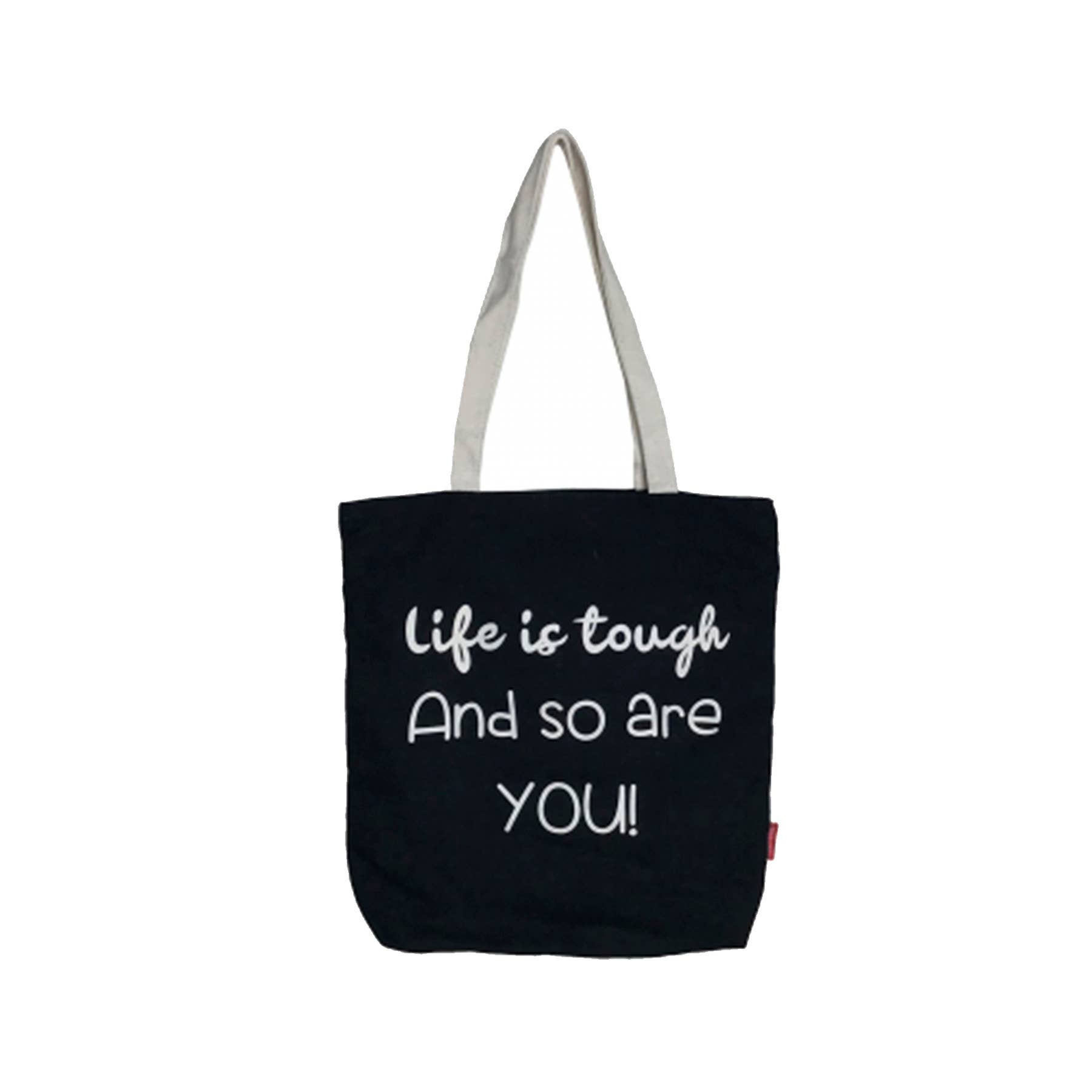 hello-bags – wholesale Bärkasse - Dam – TOTE VÄSKA (TYGPÅSE) ”LIVET ÄR TUFFT OCH DET ÄR DU OCKSÅ!”8