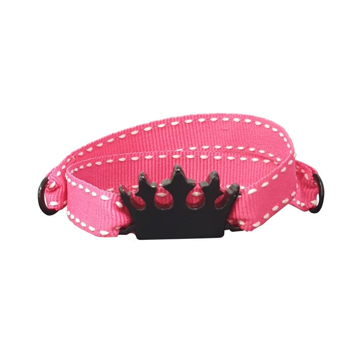 PINK BLACK CROWN BRACELET for wholesale by Smartever Srl