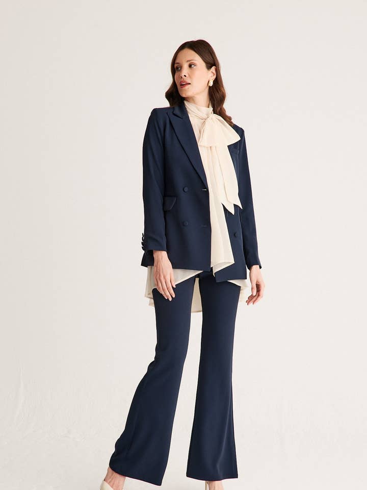 Hailey Navy Pants · Allure · for wholesale by Bruna