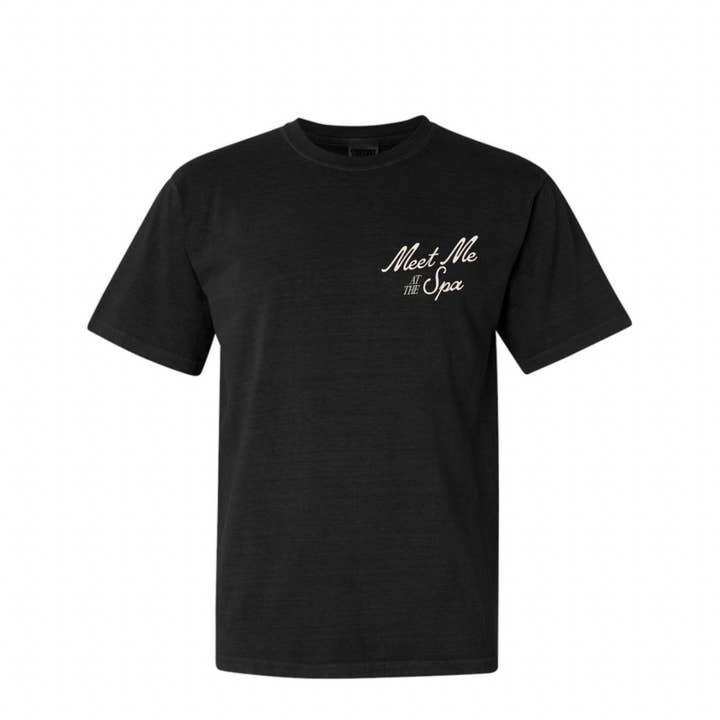 Meet Me At The Spa Retro Unisex T-Shirt for wholesale by Lucky Owl