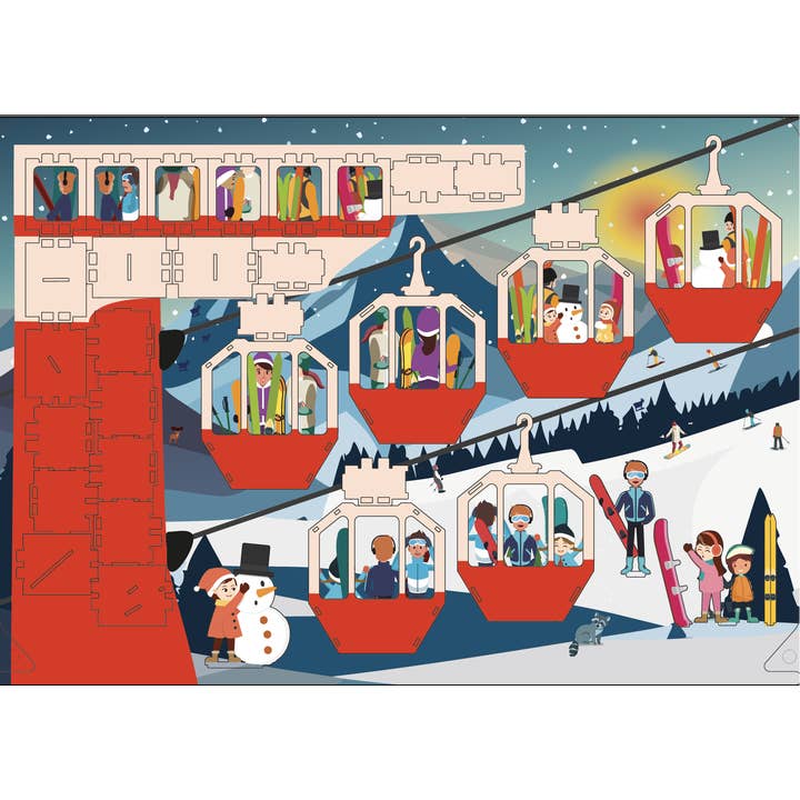 Formes Berlin GbR - Wholesale DIY Craft Kit - Gondola Mobile 3D Craft Sheet3