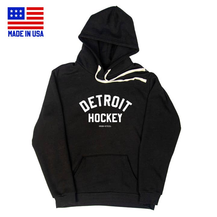 Detroit Hockey Soft Fleece Hoodie for wholesale by Iron+Steel Hockey