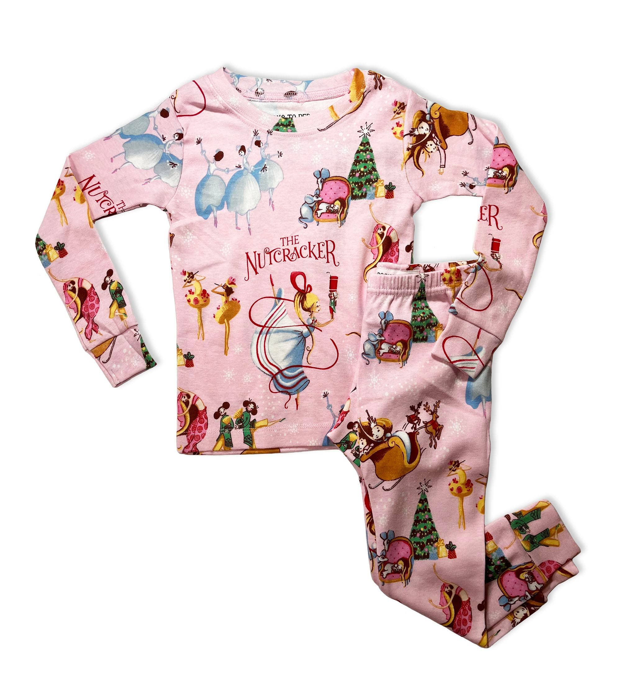 Books to Bed - Wholesale Sleepwear Set - Kids - The Nutcracker - Hanger PJ Set With Book2