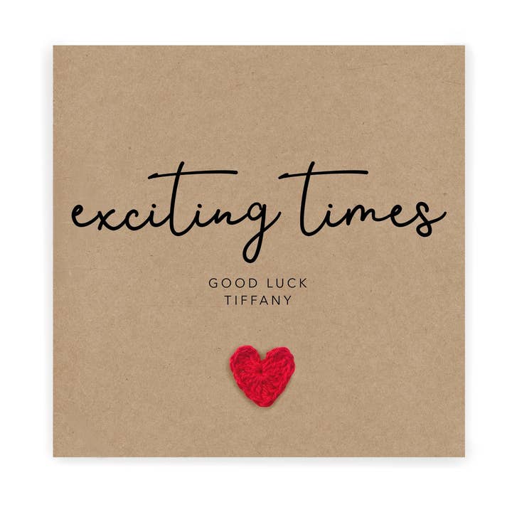 Fifi's Handcrafted – wholesale Babykort – Personligt Lycka Kort, Spännande Times Lycka Kort,