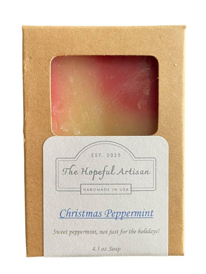 Christmas Peppermint for wholesale by The Hopeful Artisan