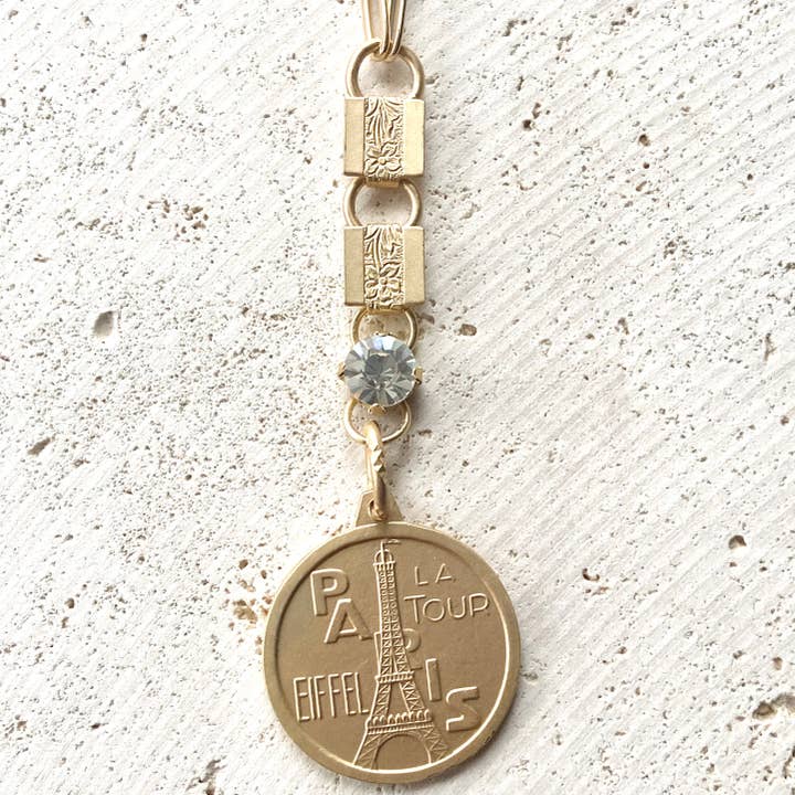 VB&CO Designs Handmade Jewelry - Wholesale Pendant/Charm Necklace - Paris France Eiffel Tower necklace French boutique