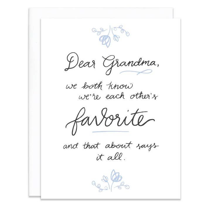 Cartão favorito da vovó por atacado de Joylark Studio