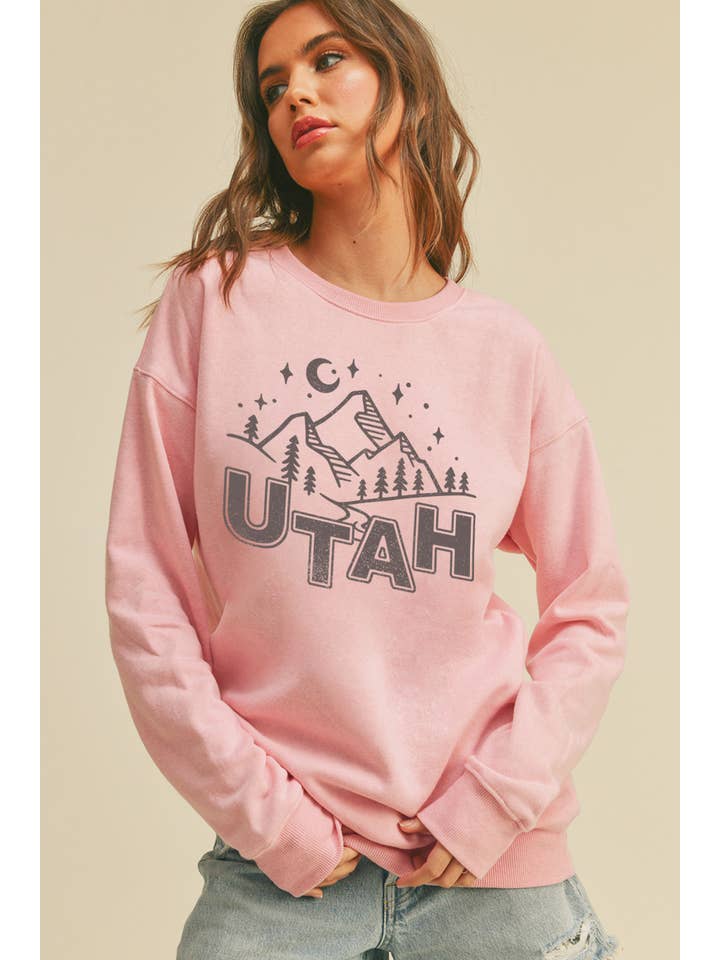 Honestee - Wholesale Graphic Sweatshirt - Women's - Utah Graphic Sweatshirt4