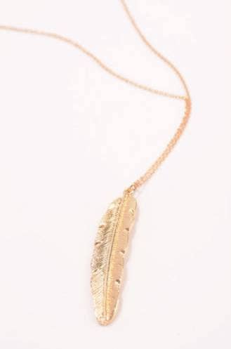 Kate Tuesday Jewelry - Wholesale Pendant/Charm Necklace - Long Feather Necklace1