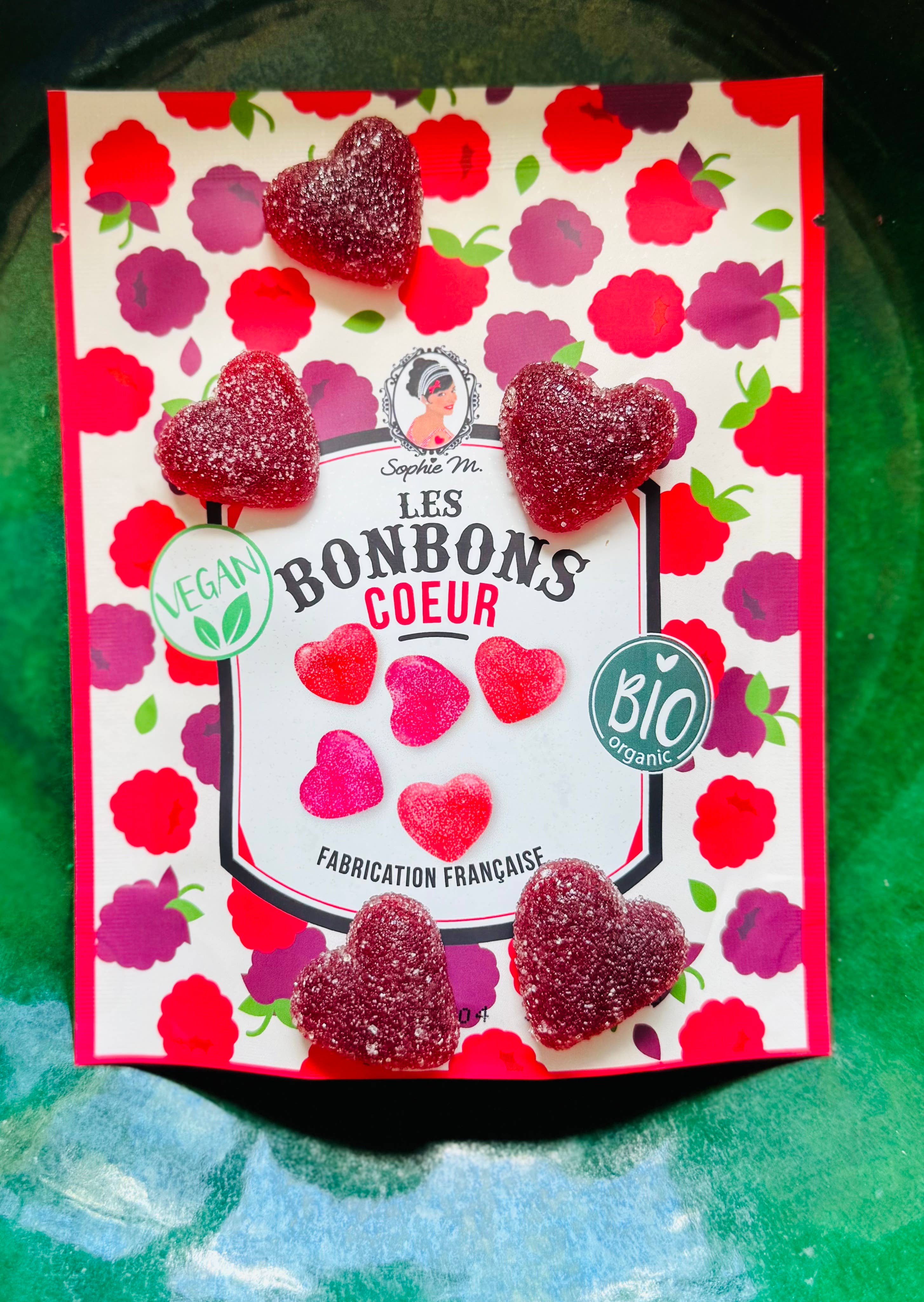 TASTY FRANCE - Vente Bonbons gélifiés - BONBONS BIO COEUR 80g2