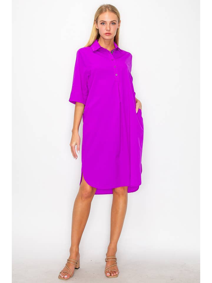 Joh Apparel - Wholesale Dress - Women's - Wendi Woven Tunic Dress13
