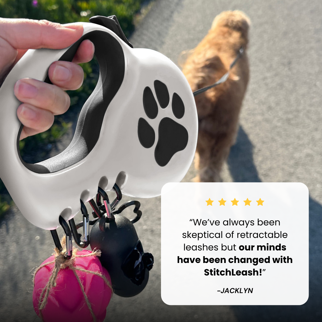 StitchLeash - Wholesale Pet Leash - Dog - Coops Retractable StitchLeash® – Tester Unit (1 per store) 14