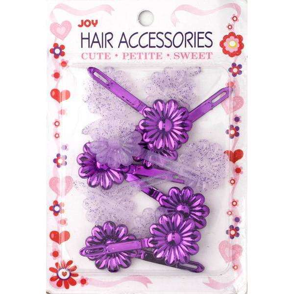 Joy Daisy Barrette 12ct Asst Purple for wholesale by Annie International, Inc.