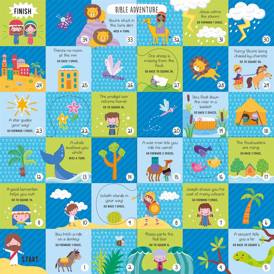 Robert Frederick Ltd - Wholesale Board Game - Bible Board Game Set - Includes 2 Games and Activity Book3