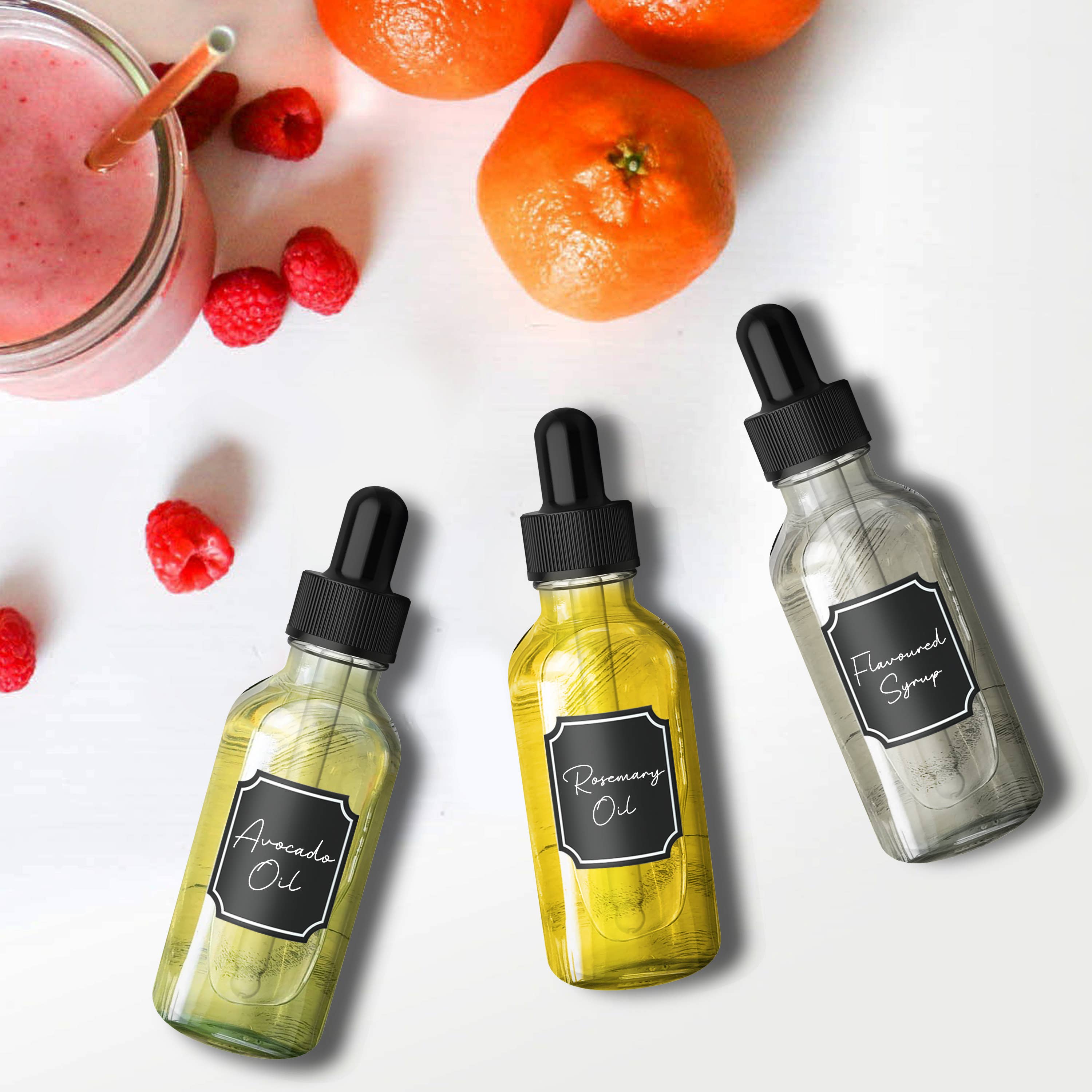 Nevlers - Wholesale Travel Container - Clear Glass Dropper Bottles - 2 oz. (Pack of 24)6