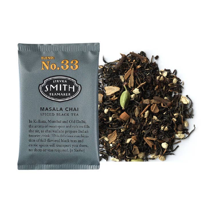 Masala Chai Blended Spiced Black Tea - Bulk Sachets for wholesale by Smith Teamaker