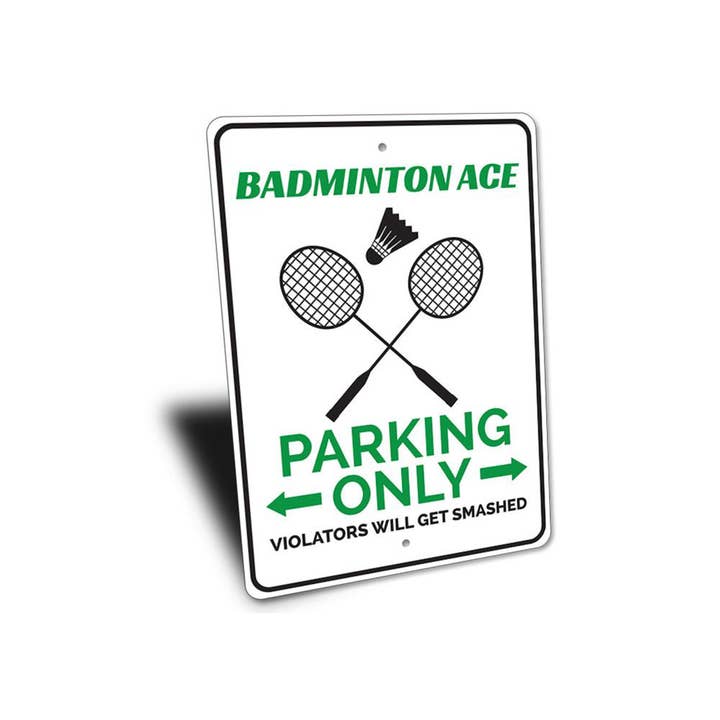 Lizton Sign Shop, Inc - Wholesale Sign - Badminton Parking Sign2