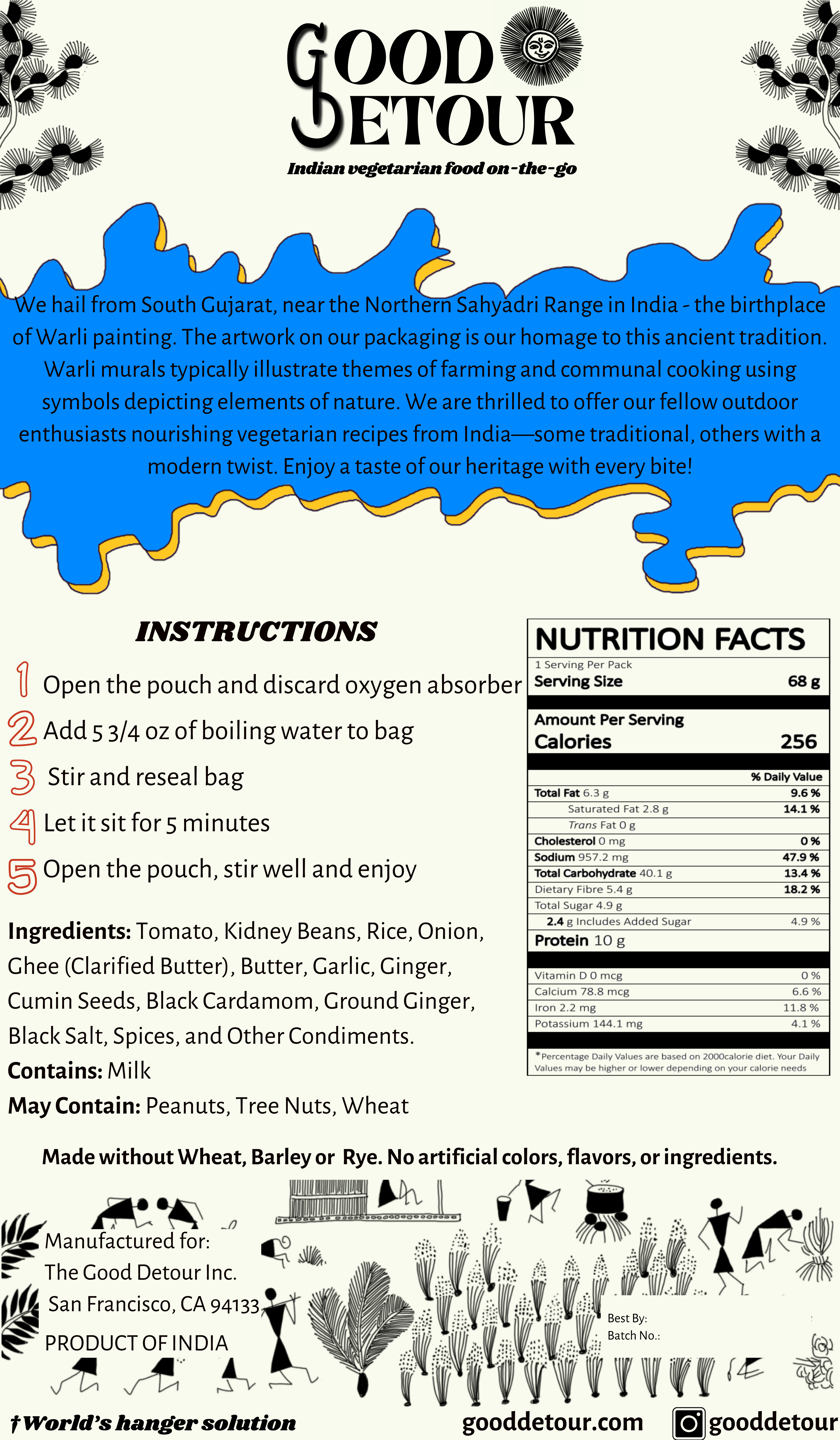 Good Detour - Wholesale DIY Food Kit - Rajma Rice1