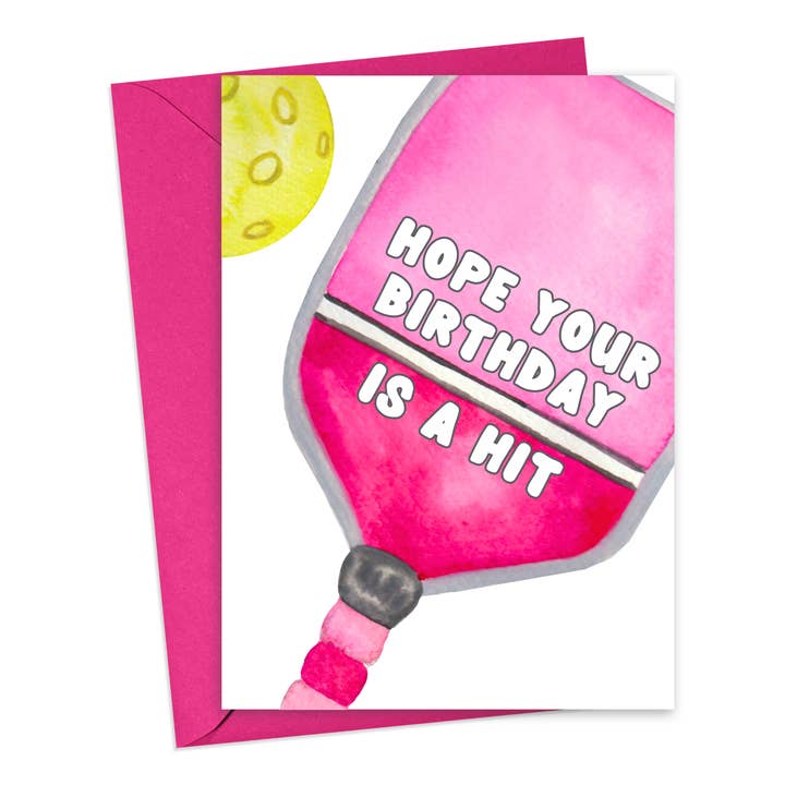 Pickleball Birthday Cards Pickleball Gifts Funny Cards Women for wholesale by R is for Robo