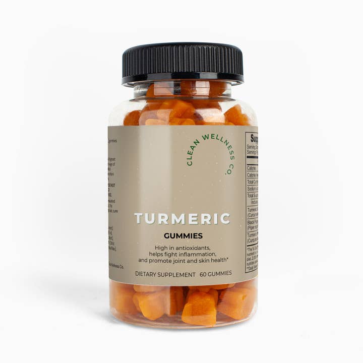 Clean Wellness Co - Wholesale Oral Supplement/Vitamin - Turmeric Gummies