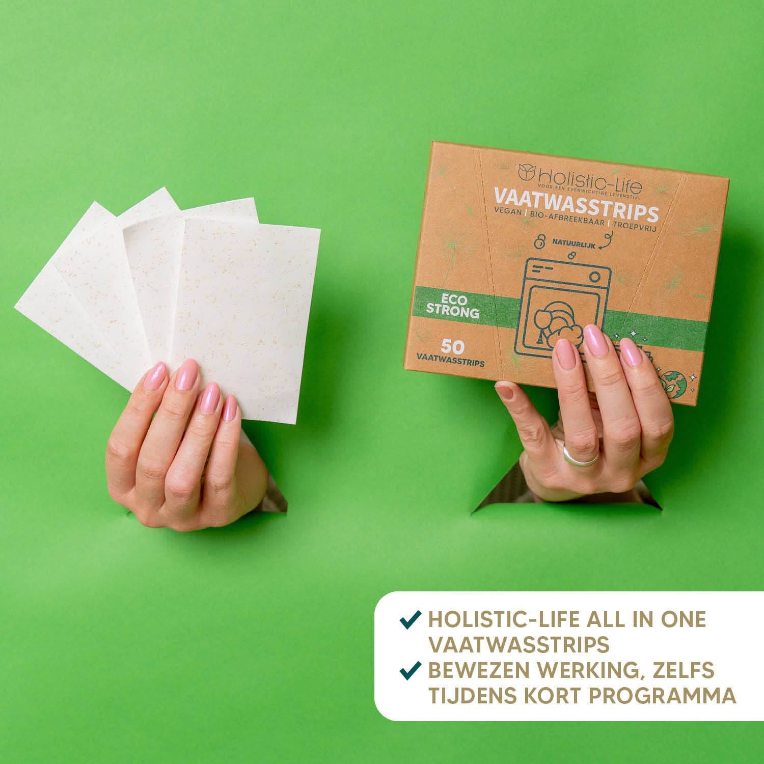 holistic-life – wholesale Craft supplies – Eco-friendly Dishwasher Strips - 50 Sheets3