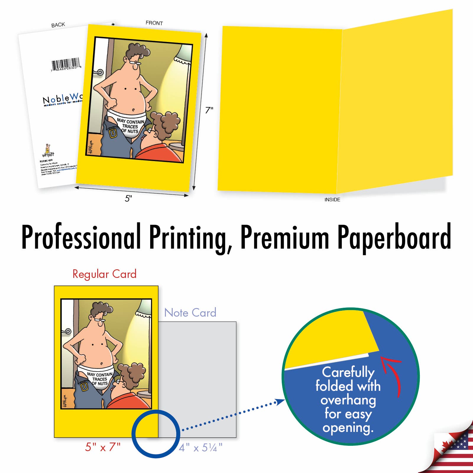 NobleWorks - Wholesale Everyday Greeting Card - NobleWorks - Traces Of Nuts - All Occasions Card4