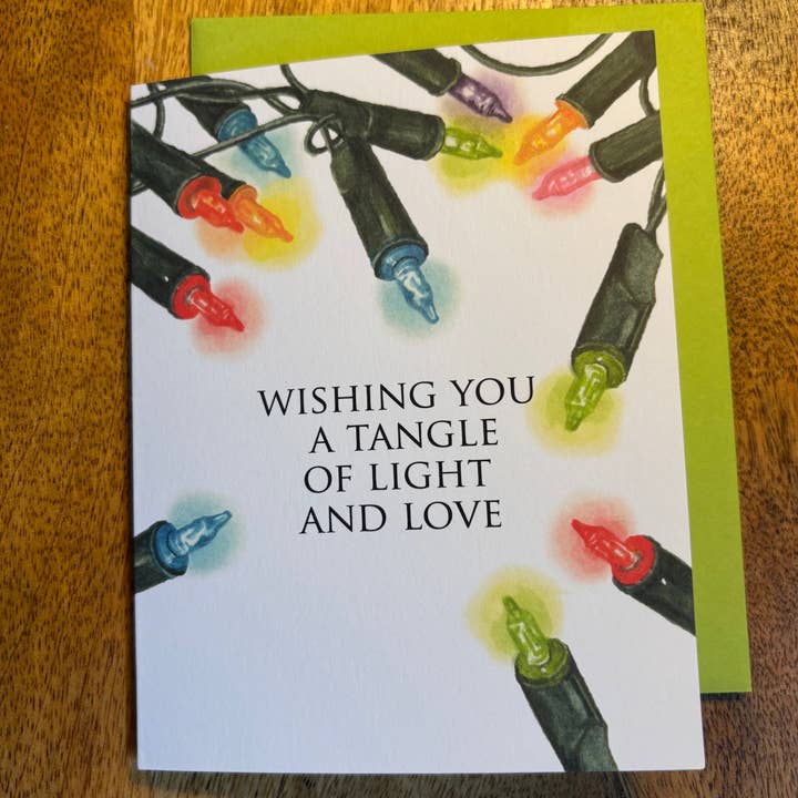 Karen Ritz Cards - Wholesale Season's Greetings Card - Tangle of Light and Love Holiday Card1