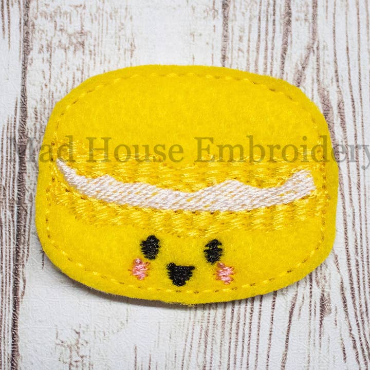 Feutre macaron | Feutre macaron | Feutre macaron non coupé | Feutre en vinyle non coupé | Feutre non coupé | Applique en feutre | Feutre d'embellissement en feutre pour la vente par Mad House Embroidery