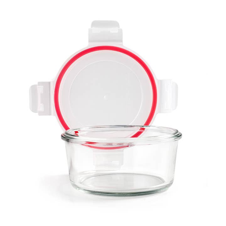 Ibili – Recipiente para armazenar alimentos por atacado – IBILI - Recipiente redondo para alimentos 8001