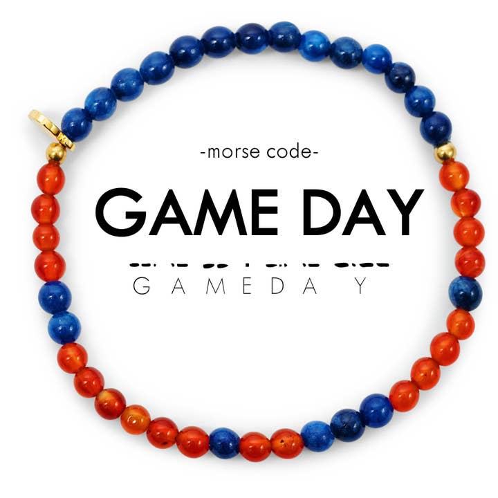 ETHICGOODS - Wholesale Beaded Bracelet - Morse Code Bracelet | GAME DAY15