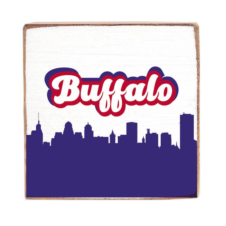 Buffalo Skyline Block for wholesale by Rustic Marlin